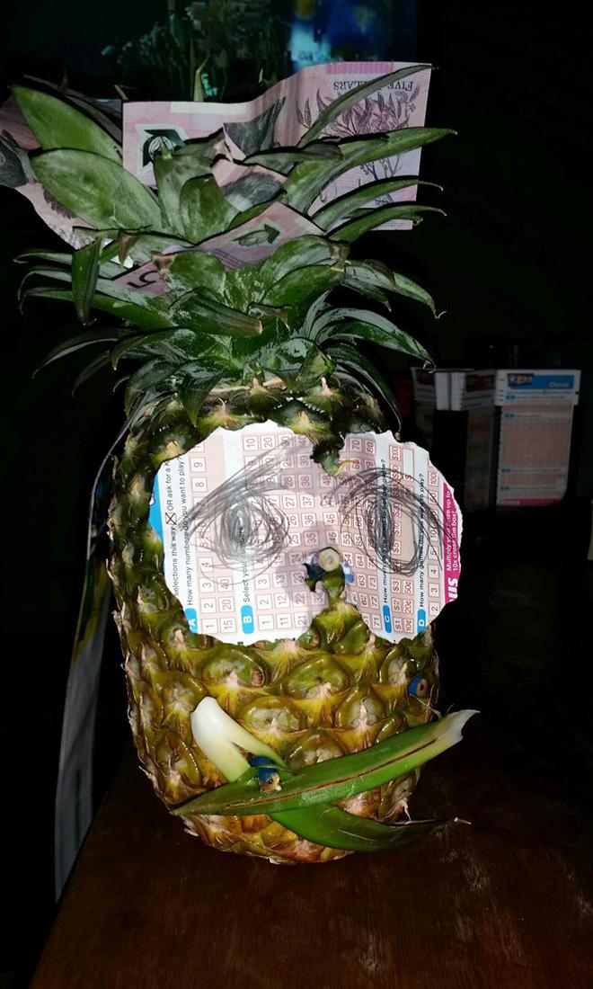Jeffrey the pineapple from Spirit of Mateship © Rusty McCart